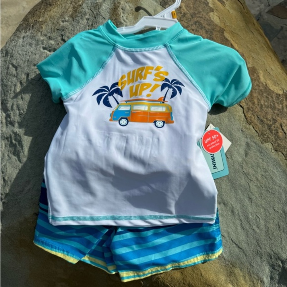 UPF50+ protection for your little- all while looking ADORABLE 🌊☀️🌴see pic4more